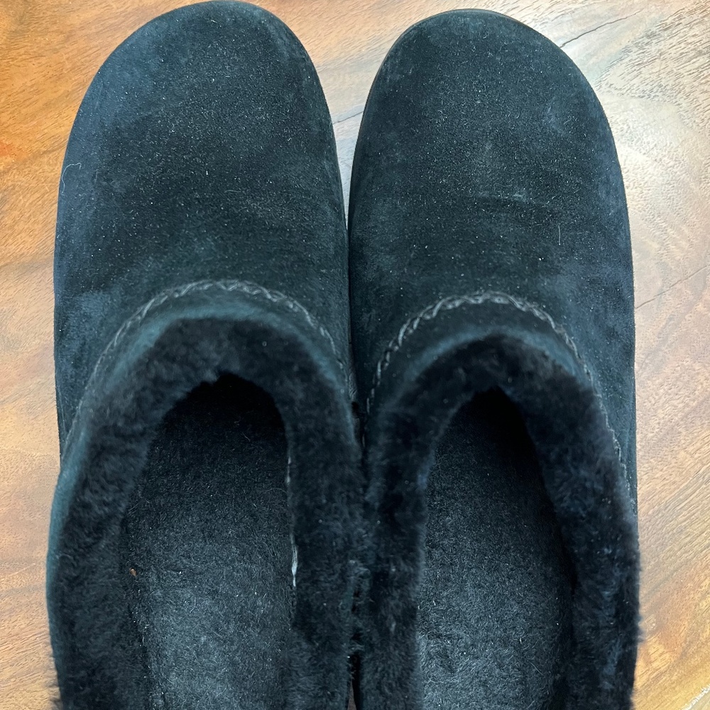 MERRELL Encore Ice 4 Suede Slip-on, Black, Sz 7